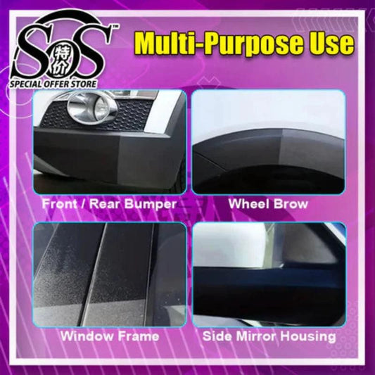 Trim & Plastic Restorer Black Paint 50 gm (Pack of 1)